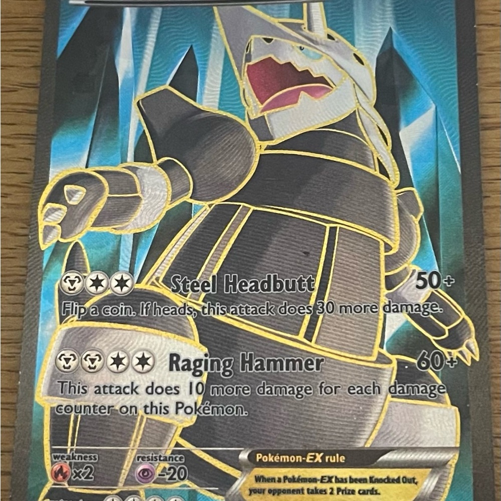 AggronEX Pokémon card